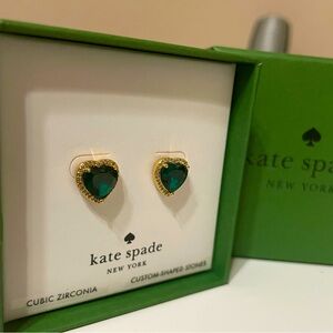 Kate Spade Emerald Green Stud Earrings